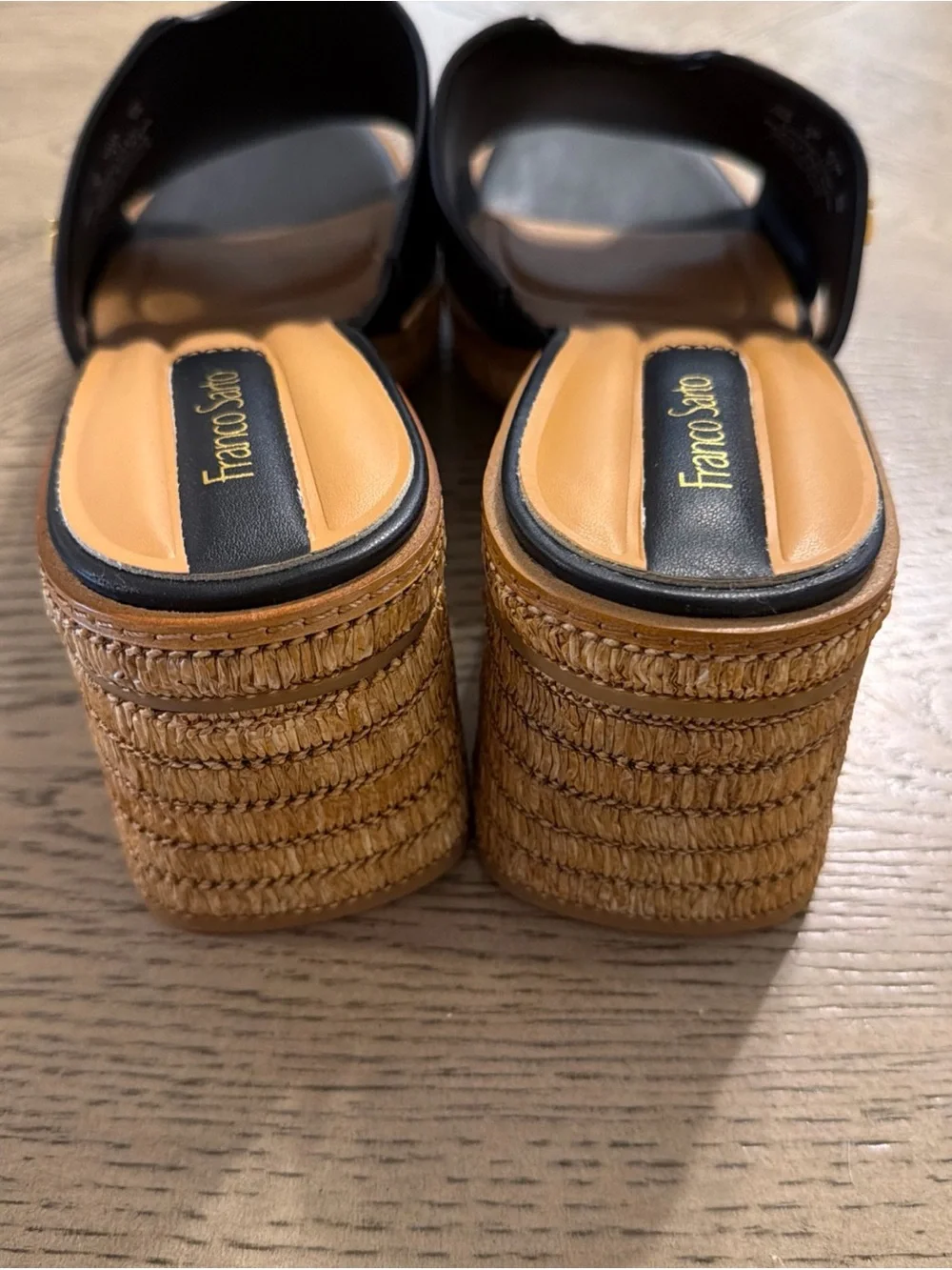 Franco Sarto Womens L-Florence Brown Comfort Sandals 10